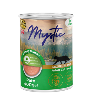 Mystic Yetişkin Kediler için Kuzulu Pate Tam Yaş Mama
