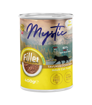 Mystic Yetişkin Kediler için Tavuklu Fillet In Viscous Tam Yaş Mama