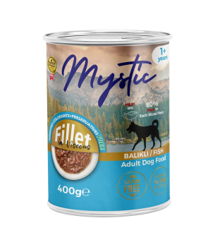 Mystic Yetişkin Köpekler için Balıklı Fillet In Viscous Tam Yaş Mama
