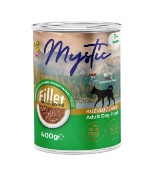 Mystic Yetişkin Köpekler için Kuzulu Fillet In Viscous Tam Yaş Mama