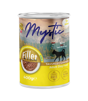 Mystic Yetişkin Köpekler için Tavuklu Fillet In Viscous Tam Yaş Mama