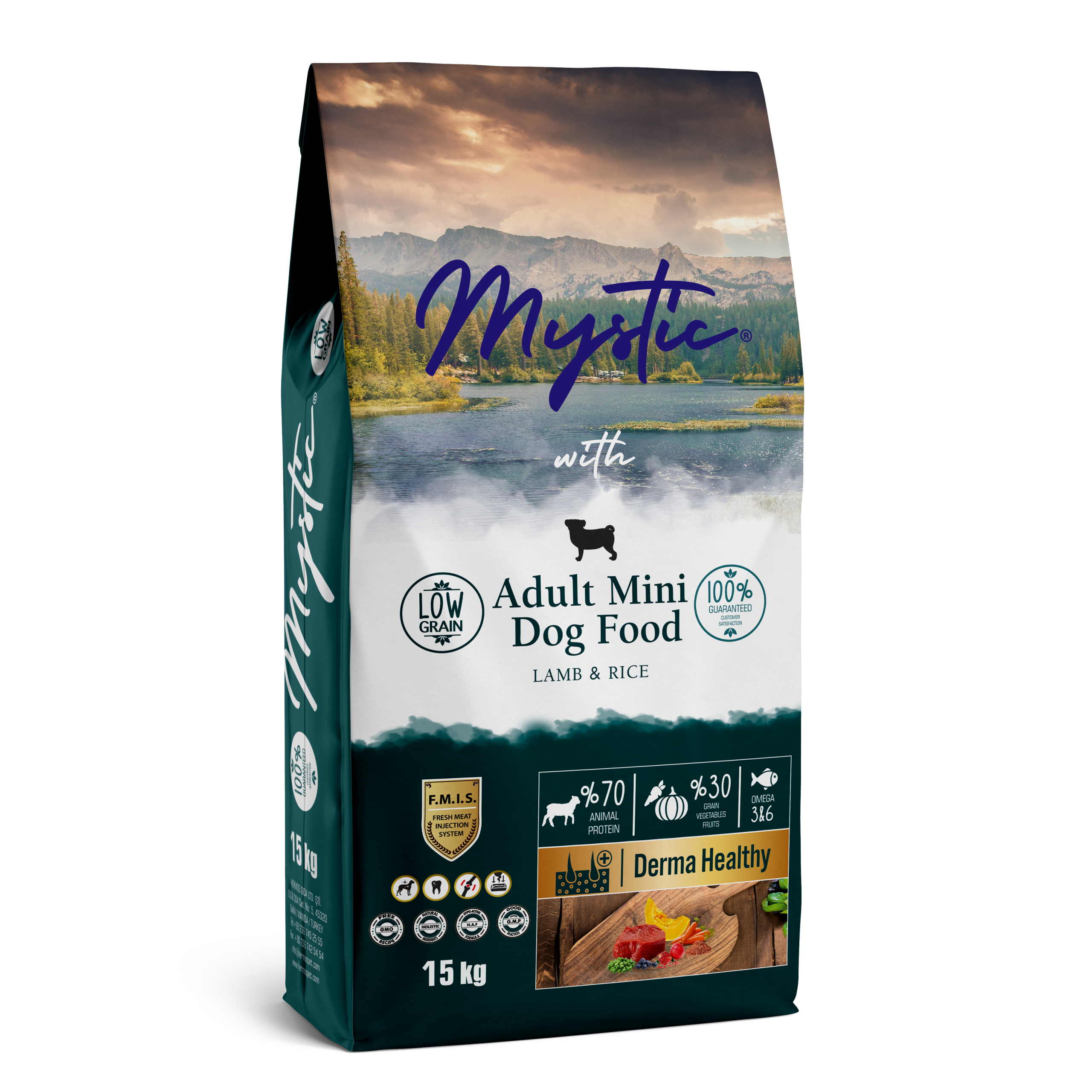 Mystic Yetişkin Mini ırk Köpek Maması Kuzulu&Pirinçli