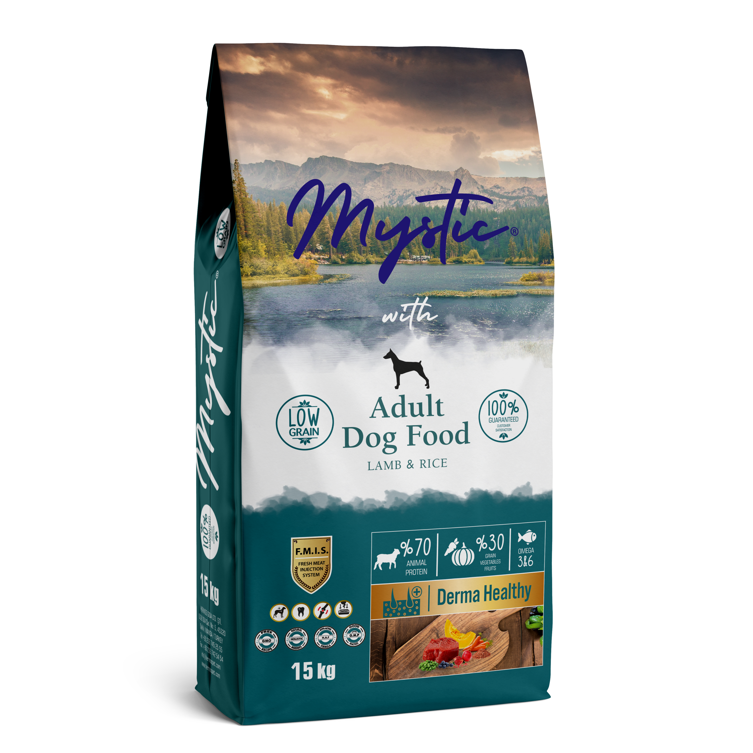 Mystic Yetişkin Köpek Maması Kuzulu&Pirinçli