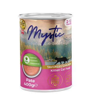 Mystic Yavru Kediler için Tavuklu Pate Tam Yaş Mama
